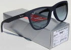 Ray-ban RB4184 Sunglasses Matte Blue/blue Gradient Grey 895/96 New. Price: $99.99.
