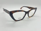 New Fendi FE50067I 053 Havana Cat Eyeglasses 54-17-145MM Comes W/full Set. Price: $559.99.