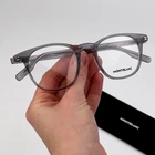Montblanc Women Eyeglasses Grey Demo Square MB0153O 004 New Authentic. Price: $249.95.