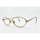 Luxottica Eyeglasses Women Bronze Titanium Oval 1508 4033 53-18-135 53MM Pre-owned. Price: $31.99.