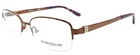 Marcolin MA5011 045 Women's Eyeglasses Frames Half Rim 54-17-140 Shiny Brown New. Price: $44.13.