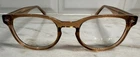 Zenni 125615 Eyeglasses Frames Brown Amber Transparent Only Pre-owned. Price: $19.99.