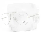 Ray-ban Aviator Metal Ii Eyeglasses Rb 6489 2501 Shiny Silver 58MM Wcase New. Price: $119.50.