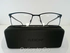 Flexon E-1129 (410) Matte Navy 59-17-150 Flexible Titanium Xl Eyeglass Frames New. Price: $55.00.