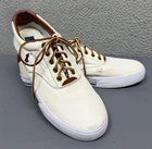 Polo Ralph Lauren Shoes Mens 11.5 White Canvas Boat Vaughn Pony Sneakers Pre-owned. Price: $23.75.