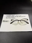 Nina Ricci VNR135K 0301 Black Gold Half Rim Eyeglasses Frames 51-17-135 Pre-owned. Price: $19.47.