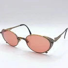 Jean Paul Gaultier 56 4174 Sunglasses Oval Brown Lens Gold Frame Unisex Y2K Used Pre-owned. Price: $360.00.