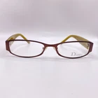 Christian Dior CD3704 Axo Brown Metal Eyeglasses Frame 52-17-135 Italy *sd* New. Price: $159.60.