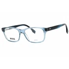 Hugo Boss Men's Eyeglasses Blue Horn Plastic Rectangular Frame 1645 038I 00 New. Price: $45.14.
