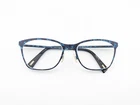 Kliik Denmark Eyeglasses, Frames Only, 548 518, 52-17-130, Metal/plastic, Blue Pre-owned. Price: $49.99.