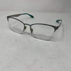 Ray Ban Rb 6345 2919 54-17-135 Teal/silver Half Rim Eyeglasses Frame XT67 Pre-owned. Price: $46.75.