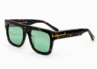Tom Ford Fausto Sunglasses FT0711 Dark Havana/green 53-20-145MM With Case New. Price: $197.01.