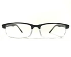 Capri Eyeglasses Frames US60 Black Clear Polished Rectangular 52-18-140 New. Price: $48.99.