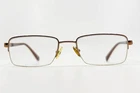Versace VE1066 1053 50-18-135 Gold Brown Flex Hinge Eyeglasses Frame Only Pre-owned. Price: $49.99.