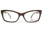 Elan 3004 Brown Eyeglasses Frames Square Cat Full Rim 51-16-135 New. Price: $39.19.