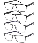 Dilly Vision 4-PACK Mens Reading Glasses Blue Light Blocking,spring Hinge Sty... New. Price: $37.60.