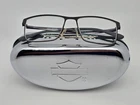 Harley Davidson HD0795 008 Gunmetal Eyeglasses Frame W/ Case 56-16-145 Pre-owned. Price: $75.99.