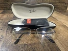Ray-ban Eyeglasses Rb 6178 2511 51-19-140 Metal Frames Case Good Shape Pre-owned. Price: $55.00.