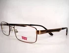 Levis Eyeglasses 580 Light Brown Men New Frames 53-18-140 Stainless Steel. Price: $59.97.