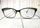 New Eyeglass Frame Trendy Unisex Full Rim Glasses, Black/green Eyewear 54-15-142. Price: $34.99.