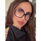 New Gucci GG0648OA Oversized Eyeglasses Frames In Black. Price: $279.00.