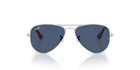 Metal Sunglasses Ray Ban RJ9506S 52MM Silver Dark Blue New. Price: $129.99.