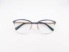Escada Eyeglasses Frames Only, VESB01K COL.0H60, 52-18-135, Blue/gray Pre-owned. Price: $39.99.