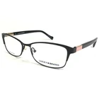 Lucky Brand Eyeglasses Frames D119 Black Gold Pink Cat Wire Rim 53-16-140 New. Price: $38.39.