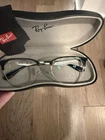 Ray-ban RB6396 2932 Black Silver Half Rim Eyeglasses Frames 53-19 145 W/ Case Pre-owned. Price: $49.99.