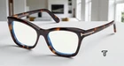 Tom Ford FT5909 052 Dark Havana Blue Block Lens 53 Mm Women's Eyeglasses New. Price: $209.99.