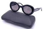 New Balenciaga BB0074S 001 Shiny Black With Grey Lens Authentic Eyeglasses 50-25. Price: $230.00.
