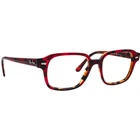 Ray-ban Eyeglasses Rb 5382 5911 Polished Red Havana Square Frame 52 18 150 New. Price: $79.99.