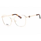Moschino Women's Eyeglasses Gold Copper Metal Cat Full Rim MOS587 0DDB 00 New. Price: $58.20.