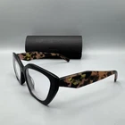 Prada 09YV 21B1O1 Black Eyeglasses 54-16-140 Frames Only + Case Pre-owned. Price: $89.97.