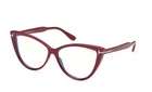 New Tom Ford FT5843-B 074 Bordeaux/blue Block Lenses 56MM Authentic Eyeglasses. Price: $147.20.