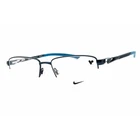 Nike Unisex Eyeglasses Satin Navy Metal Rectangular Half Rim Frame 8141 410 New. Price: $47.39.