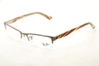 Rare Authentic Ray Ban Rb 6196 2664 54MM Brown Striped Glasses Frames New. Price: $95.00.
