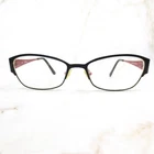 Guess Eyeglasses Frame 2329 Unisex Black Metal Half Rim Cat 52-16-135 Pre-owned. Price: $14.33.
