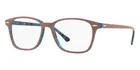 Ray Ban RB7119 5715 Eyeglasses Polished Light Brown Frame Demo Lens 55MM New. Price: $99.99.