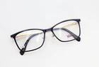 Chelsea Morgan Cm 20228 Navy-gold 53-16-140 Eyeglass Frames Flex Hinges F188 New. Price: $34.99.
