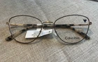Calvin Klein Woman Glasses 53-18 140 Brown Gold New ORG208$. Price: $49.00.
