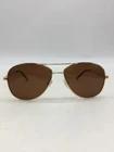 Jandsvision Gold Metal Full Rim Aviator Sunglasses UV400 Polarized Brown Lens Pre-owned. Price: $10.99.