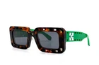 Off-white 0ER1025 Havana Green Grey Women's Authentic Sunglasses New. Price: $255.20.