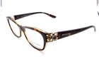 Bvlgari Eyeglasses 4124-B 5379 Tortoise Frames Clear Lens Gold Accents 54-16-140 New. Price: $161.10.