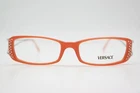 Versace 3031-B Orange Silver Square Eyeglasses Frame New. Price: $113.31.