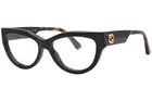 Gucci GG1665O 005 Eyeglasses Women's Black/havana/gold Full Rim Cat 53MM New. Price: $229.95.