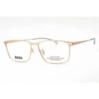 Hugo Boss Men's Eyeglasses Matte Gold Rectangular Frame 1467/F 0AOZ 00 New. Price: $56.86.