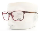Oakley Ox 3214-0453 Penchant Eyeglasses Wine Brownish Red On Pink 53MM New. Price: $70.00.