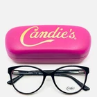 New Candies CA0218 003 Black Pink Womens Semi Cat Eyeglasses 54-16-140 B:43. Price: $54.99.