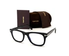 Tom Ford FT5820-B 001 Black / Clear Blue Block 50MM Eyeglasses TF5820 New. Price: $167.45.